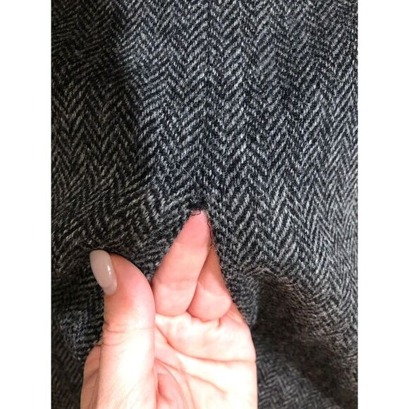 DOLCE & GABBANA Black Grey Pencil Skirt Size 42 Made In Italy - Picture 8 of 8